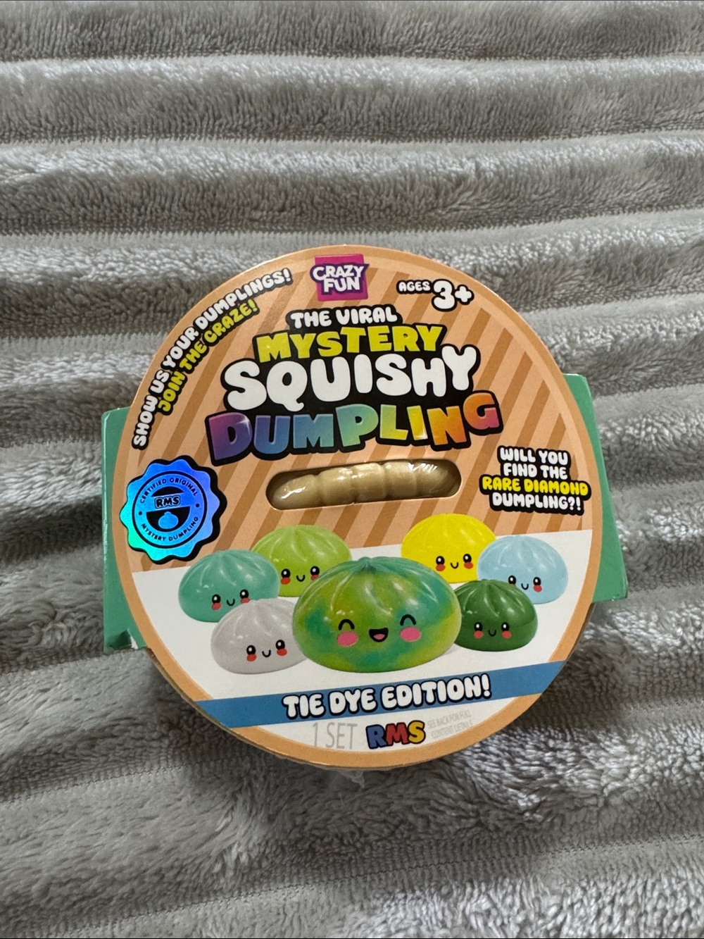 The Viral Mystery Squishy Dumpling - Green Tie Dye